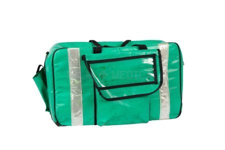 Green Paramedic Bag Dressed 